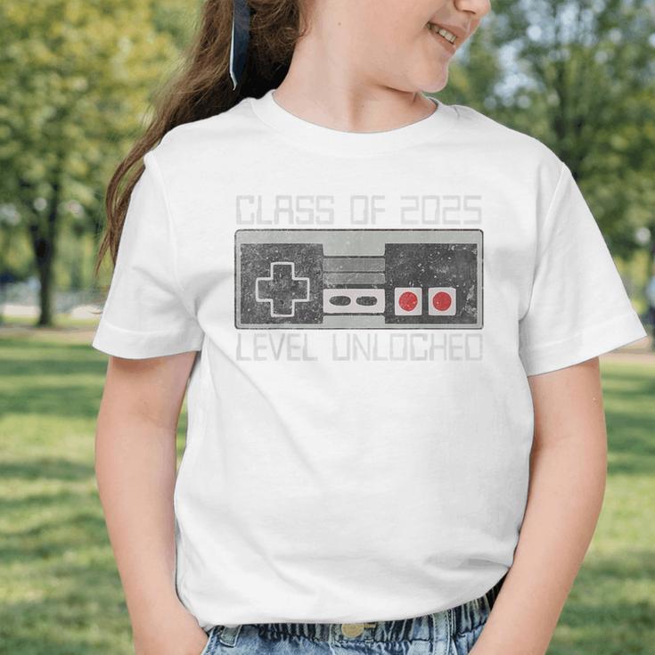 Class Of 2025 Level Unlocked Back To School Gamer Tee Graphic Toddler T-Shirt Class Of 2025 Level Unlocked Back To School Gamer Tee Graphic Toddler T-Shirt