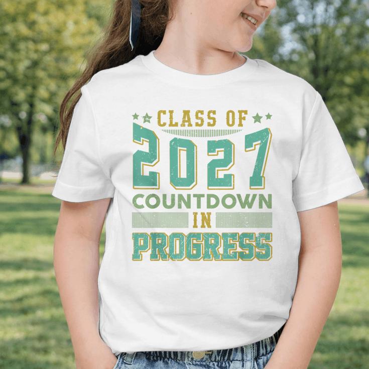 Class Of 2027 Countdown In Progress Fun Back To School Retro Graphic Toddler T-Shirt Class Of 2027 Countdown In Progress Fun Back To School Retro Graphic Toddler T-Shirt