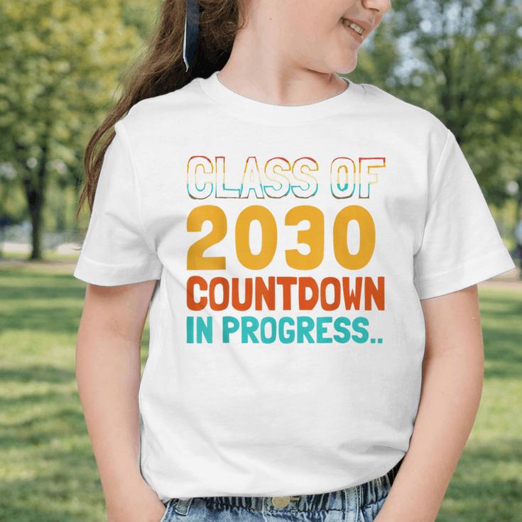 Class Of 2030 Countdown In Progress Fun Back To School Retro Graphic Toddler T-Shirt Class Of 2030 Countdown In Progress Fun Back To School Retro Graphic Toddler T-Shirt
