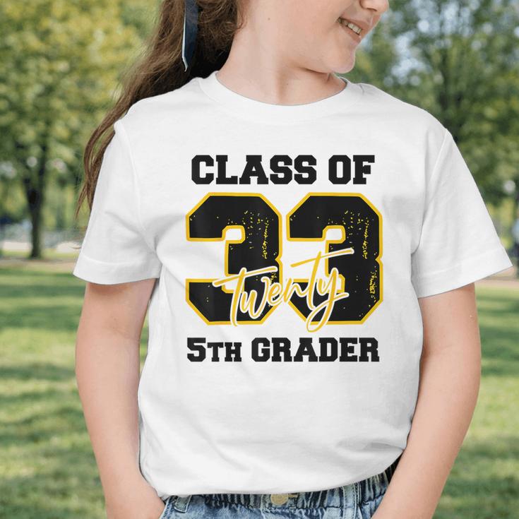 Class Of 2033 5th Grader Elementary School Back To School Graphic Toddler T-Shirt