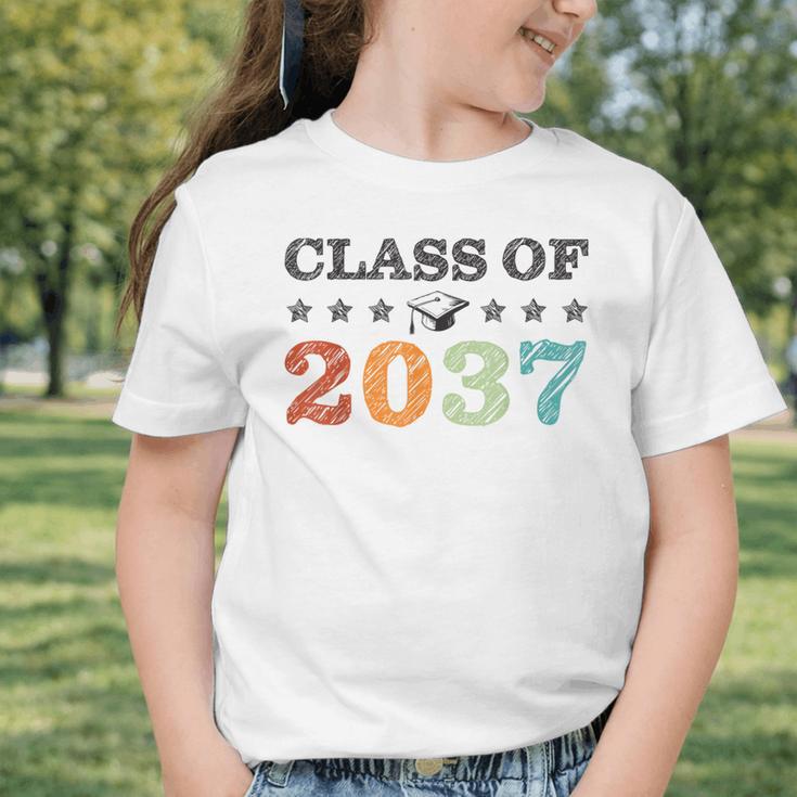 Class Of 2037 Grow With Me Back To School Graduation Graphic Toddler T-Shirt Class Of 2037 Grow With Me Back To School Graduation Graphic Toddler T-Shirt