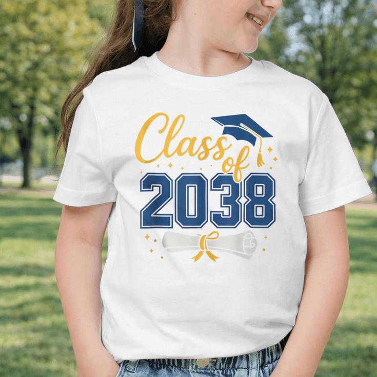 Class Of 2038 Grow With Me Kindergarten Back To School Graphic Toddler T-Shirt