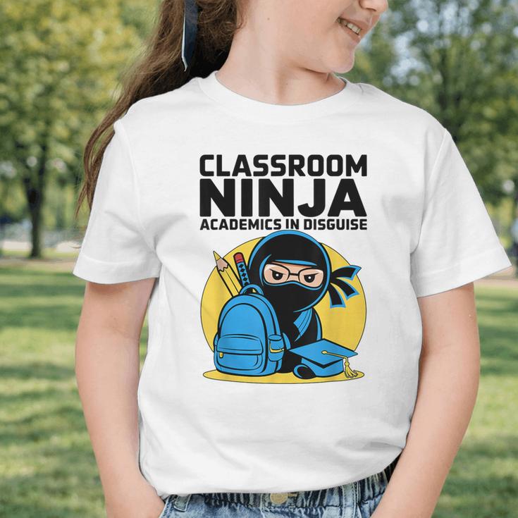 Classroom Ninja Academics In Disguise Back To School Student Graphic Toddler T-Shirt