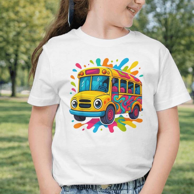 Colorful School Bus Driver Back To School Men Women Kids Graphic Toddler T-Shirt Colorful School Bus Driver Back To School Men Women Kids Graphic Toddler T-Shirt