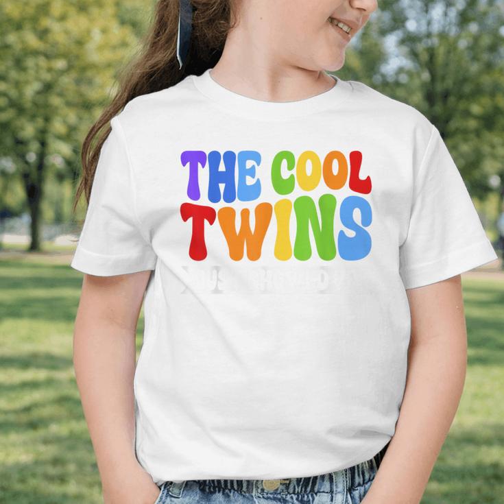 Cool Twins Just Showed Up Kid Boy Teen Twin Back To School Graphic Toddler T-Shirt Cool Twins Just Showed Up Kid Boy Teen Twin Back To School Graphic Toddler T-Shirt