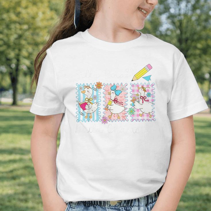Coquette Back To School Silly Paras Build Character Graphic Toddler T-Shirt