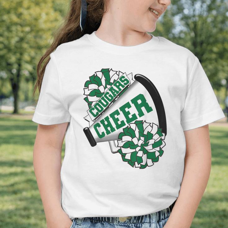 Cougars Cheer Back To School Cheerleading Spirit G Graphic Toddler T-Shirt