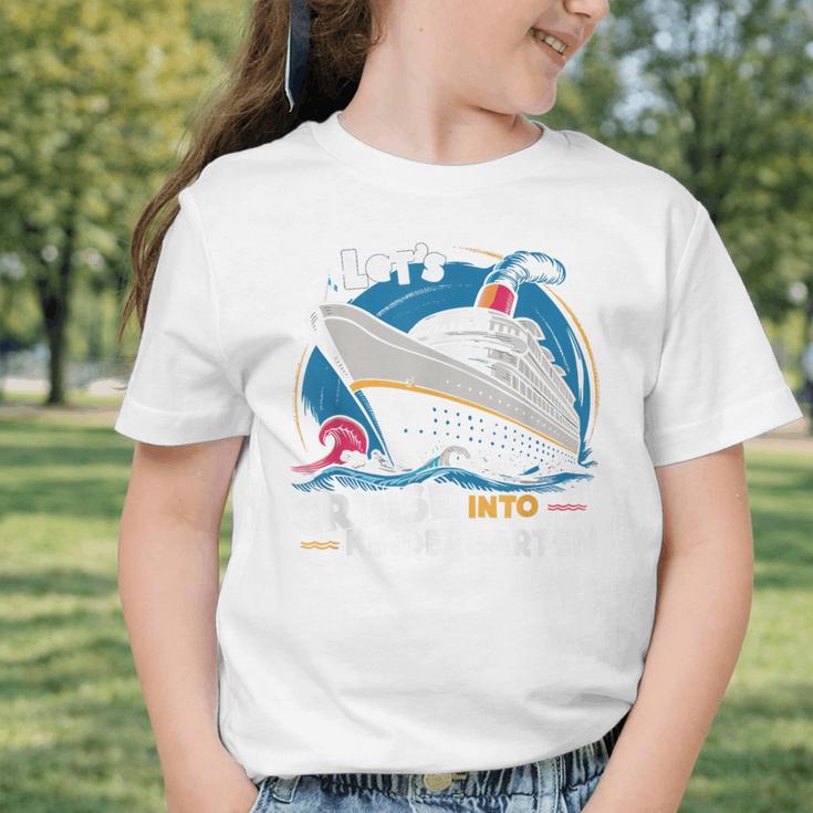 Cruise Ship Kindergarten Back To School Boys Girls Kids Graphic Toddler T-Shirt