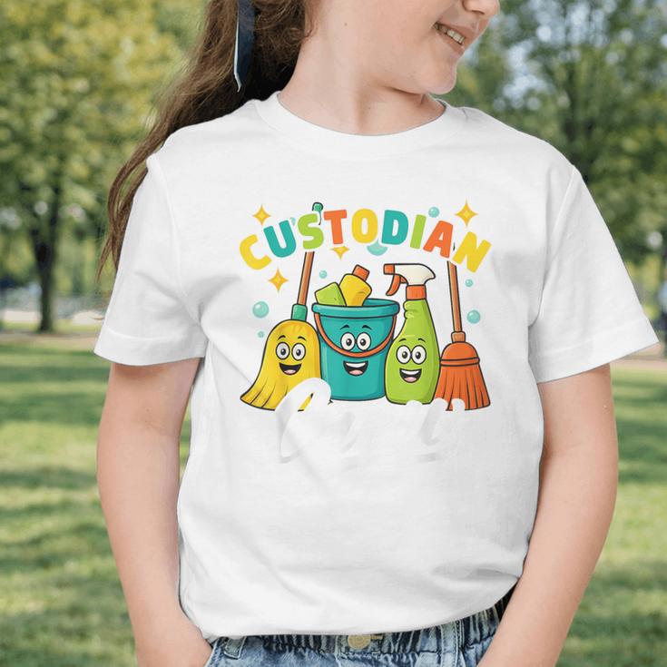 Custodial Crew Back To School Custodial Staff Graphic Toddler T-Shirt Custodial Crew Back To School Custodial Staff Graphic Toddler T-Shirt