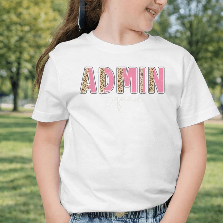 Cute Admin Squad Crew Team Back To School Administration Graphic Toddler T-Shirt Cute Admin Squad Crew Team Back To School Administration Graphic Toddler T-Shirt