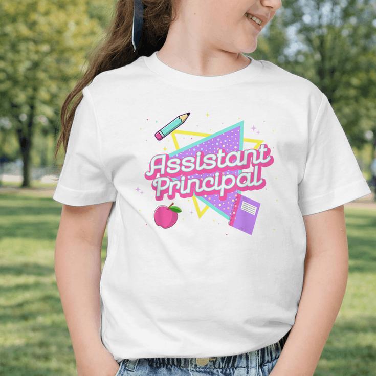 Cute Assistant Principal Shirt 80's 90's Back To School Graphic Toddler T-Shirt