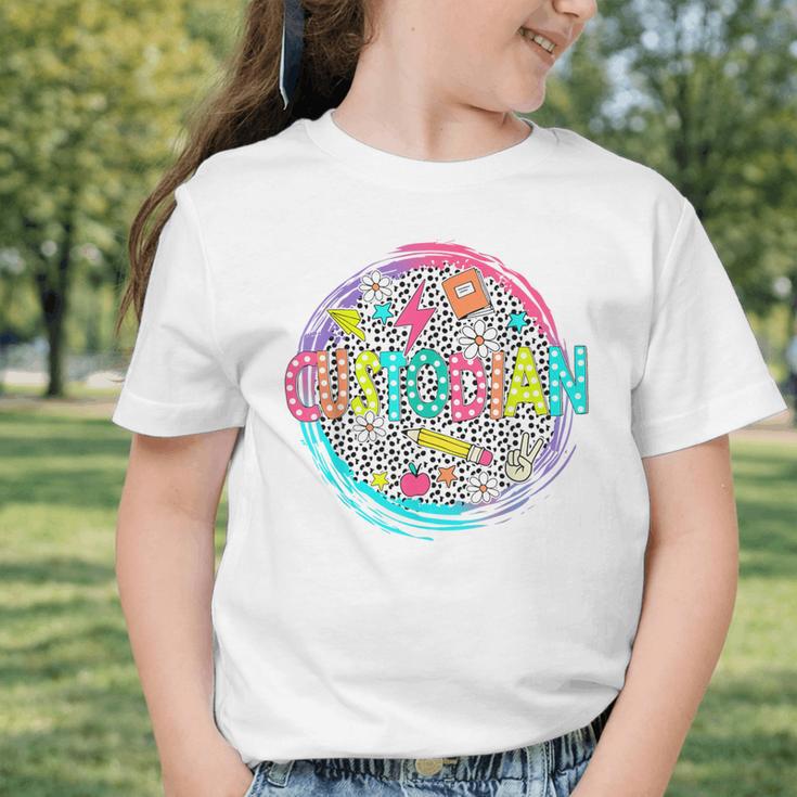 Cute Custodian Shirt First Day Of School Back To School Gift Graphic Toddler T-Shirt