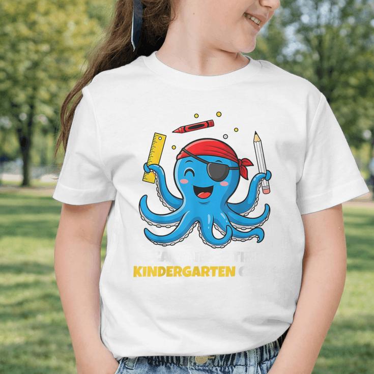 Cute Octopus Pirate Kindergarten Boys Kids Back To School Graphic Toddler T-Shirt