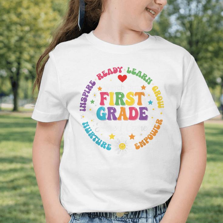 Cute Watch Out First Grade Here I Come Back To School Graphic Toddler T-Shirt Cute Watch Out First Grade Here I Come Back To School Graphic Toddler T-Shirt