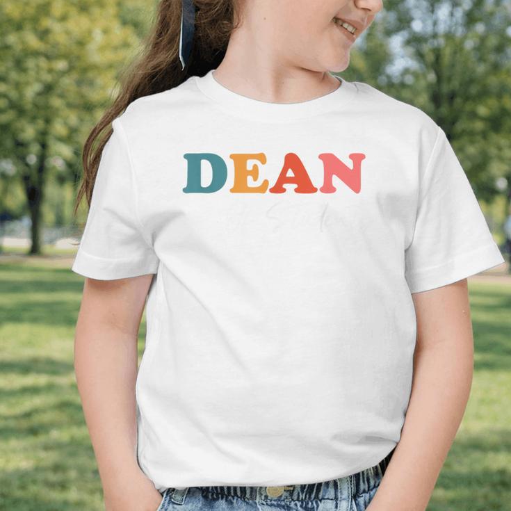Dean Of Students Boho Cute Back To School Dean Graphic Toddler T-Shirt Dean Of Students Boho Cute Back To School Dean Graphic Toddler T-Shirt