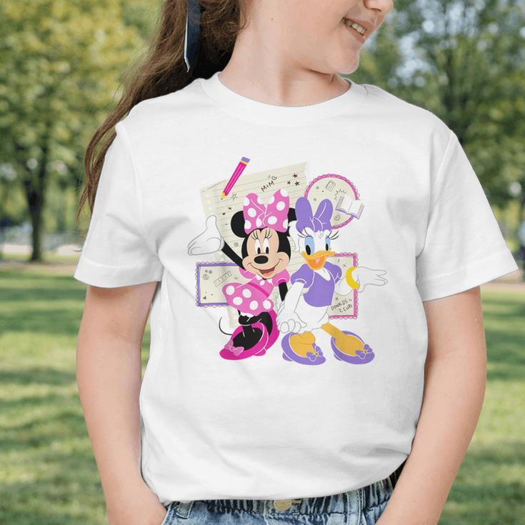 Disney Minnie & Daisy Back To School Best Friends BFFs Graphic Toddler T-Shirt Disney Minnie & Daisy Back To School Best Friends BFFs Graphic Toddler T-Shirt