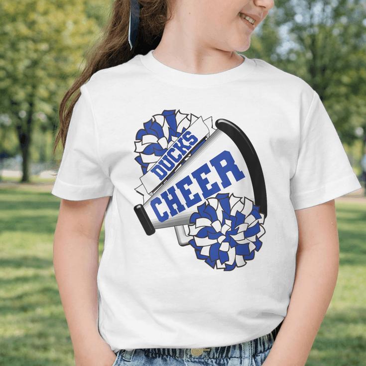 Ducks Cheer Back To School Cheerleading Spirit B Graphic Toddler T-Shirt Ducks Cheer Back To School Cheerleading Spirit B Graphic Toddler T-Shirt