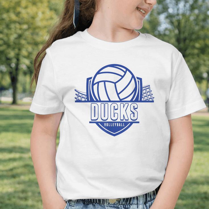 Ducks Volleyball Back To School Spirit B Graphic Toddler T-Shirt Ducks Volleyball Back To School Spirit B Graphic Toddler T-Shirt