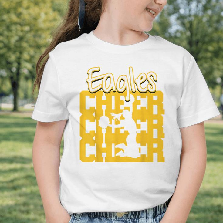 Eagles Cheer Back To School Cheerleading Spirit GY Graphic Toddler T-Shirt Eagles Cheer Back To School Cheerleading Spirit GY Graphic Toddler T-Shirt