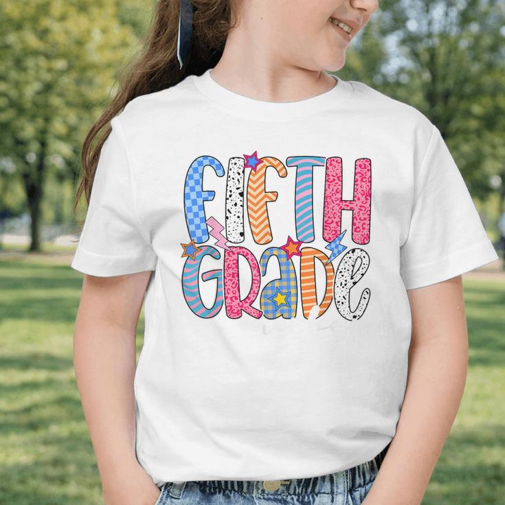 Fifth Grade Vibes 5th Grade Team Retro Back To School Graphic Toddler T-Shirt Fifth Grade Vibes 5th Grade Team Retro Back To School Graphic Toddler T-Shirt