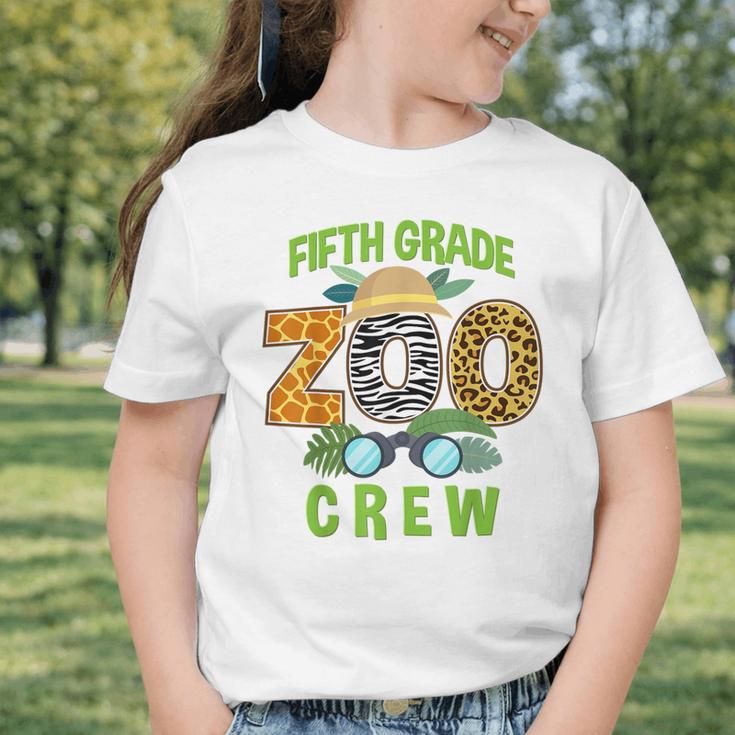 Fifth Grade Zoo Crew Wild Animal Safari Back To School Graphic Toddler T-Shirt