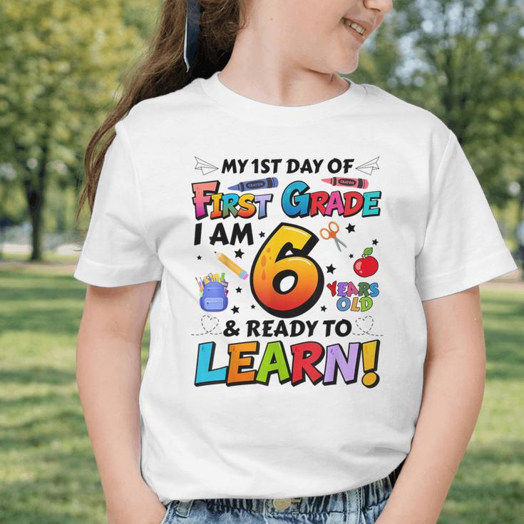 First 1st Grade First Day Of School Back To School Kids Graphic Toddler T-Shirt