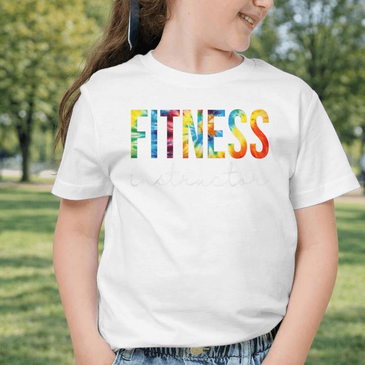 Fitness Instructor Tie Dye Back To School For Women For Work Graphic Toddler T-Shirt