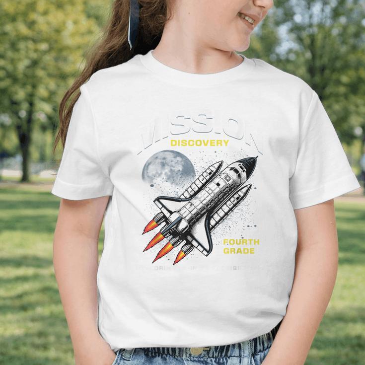 Fourth Grade Back To School Space Rocket Astronaut Graphic Toddler T-Shirt Fourth Grade Back To School Space Rocket Astronaut Graphic Toddler T-Shirt