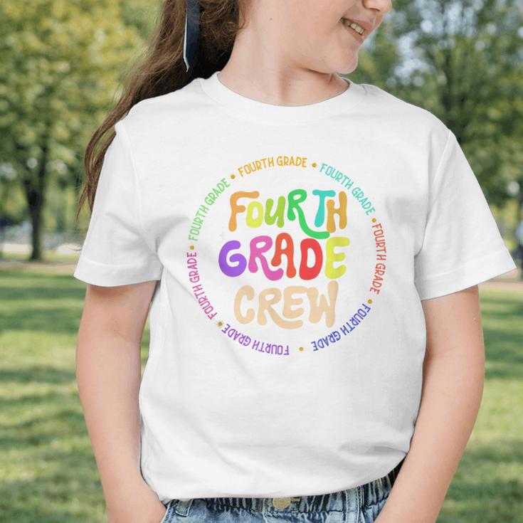 Fourth Grade Crew Back To School 4th Grade Team Graphic Toddler T-Shirt Fourth Grade Crew Back To School 4th Grade Team Graphic Toddler T-Shirt