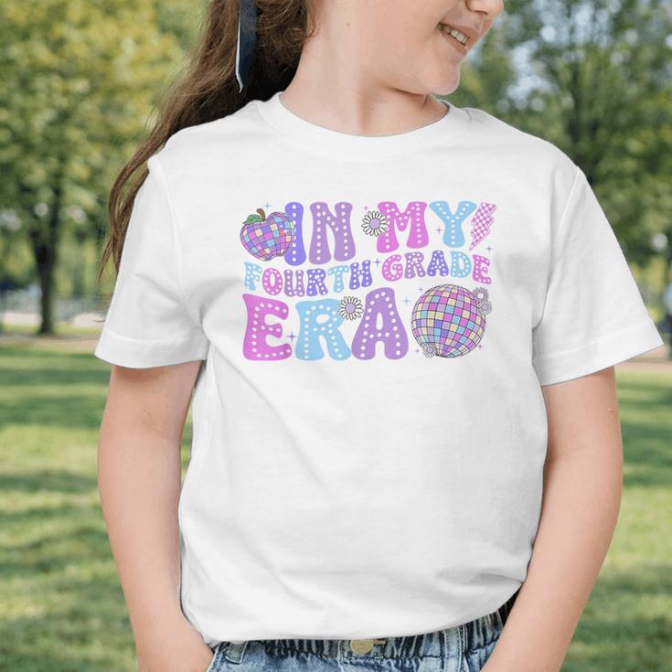 In My Fourth Grade Era Retro Back To School Disco Ball Graphic Toddler T-Shirt