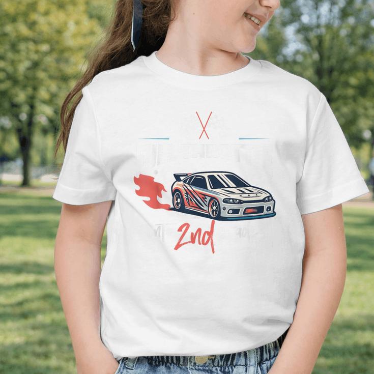 Full Throttle Into Second 2nd Grade Race Car Back To School Graphic Toddler T-Shirt Full Throttle Into Second 2nd Grade Race Car Back To School Graphic Toddler T-Shirt