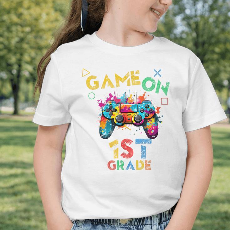 Game On 1st Grade Boys Kids Back To School Graphic Toddler T-Shirt