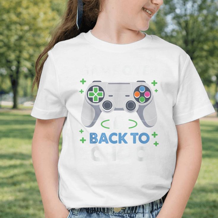 Game Over Back To School Kids First Day School Graphic Toddler T-Shirt