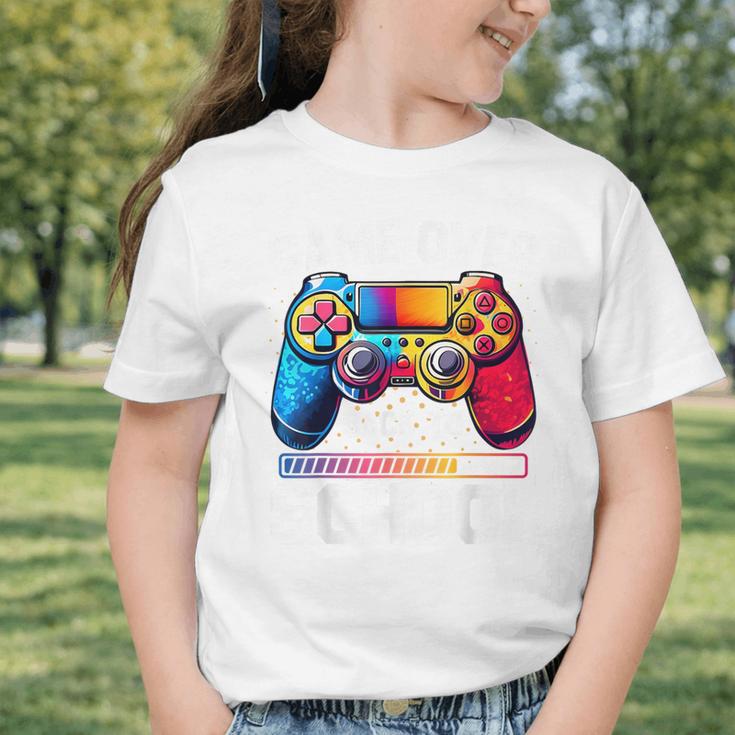 Game Over Back To School Shirt Kids First Day School Graphic Toddler T-Shirt Game Over Back To School Shirt Kids First Day School Graphic Toddler T-Shirt