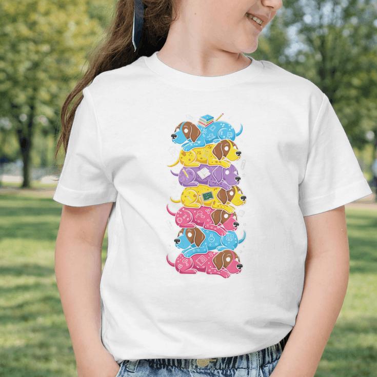 German Shorthaired Pointer Rainbow Back To School Boys Girls Graphic Toddler T-Shirt German Shorthaired Pointer Rainbow Back To School Boys Girls Graphic Toddler T-Shirt