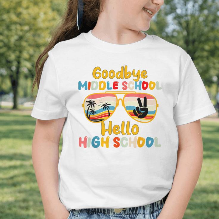 Goodbye Middle School Hello High School Back To School Graphic Toddler T-Shirt