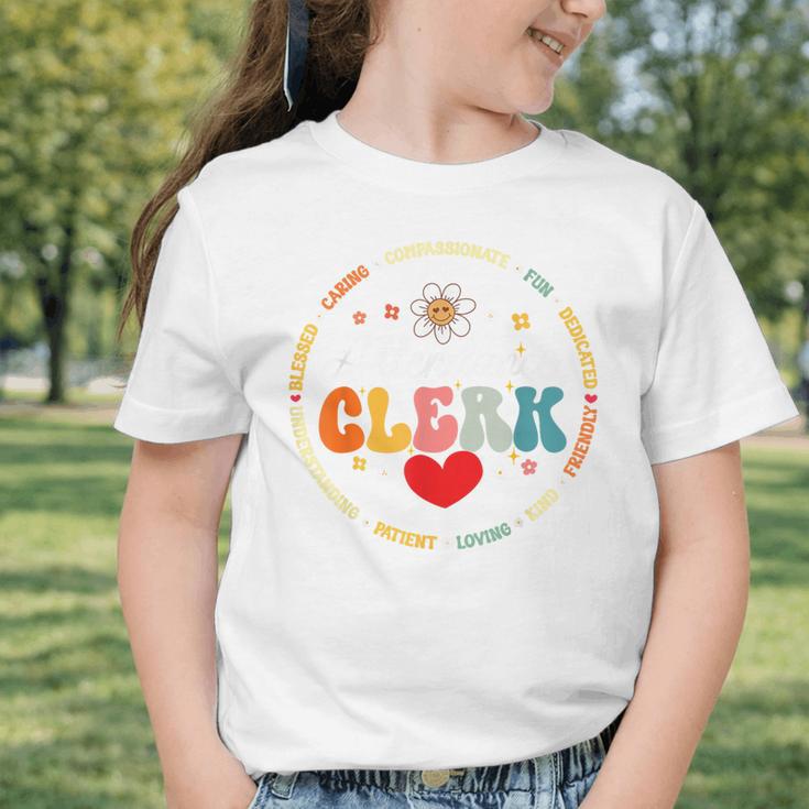 Groovy Attendance Clerk Back To School Appreciation Week Graphic Toddler T-Shirt Groovy Attendance Clerk Back To School Appreciation Week Graphic Toddler T-Shirt