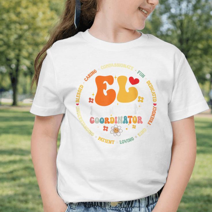 Groovy EL Program Coordinator Appreciation Back To School Graphic Toddler T-Shirt Groovy EL Program Coordinator Appreciation Back To School Graphic Toddler T-Shirt