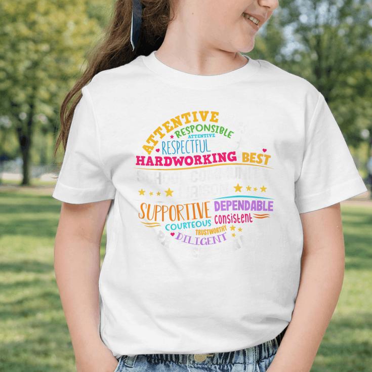 Groovy School Community Liaison Back To School Appreciation Graphic Toddler T-Shirt