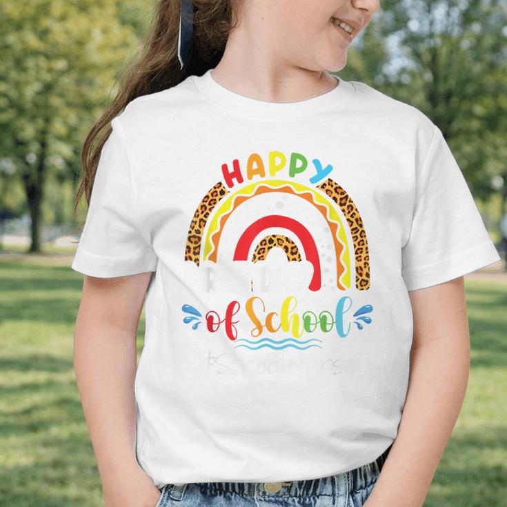 Happy First Day Of School Nurse Rainbow Back To School Graphic Toddler T-Shirt Happy First Day Of School Nurse Rainbow Back To School Graphic Toddler T-Shirt