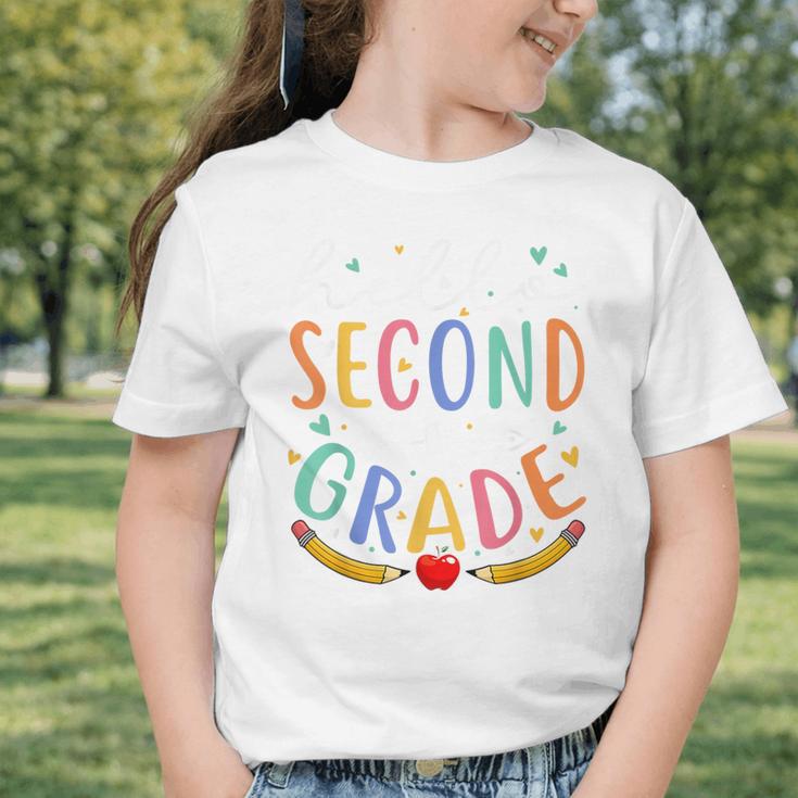 Hello 2nd Grade Tshirt Second Grade Back To School Graphic Toddler T-Shirt Hello 2nd Grade Tshirt Second Grade Back To School Graphic Toddler T-Shirt