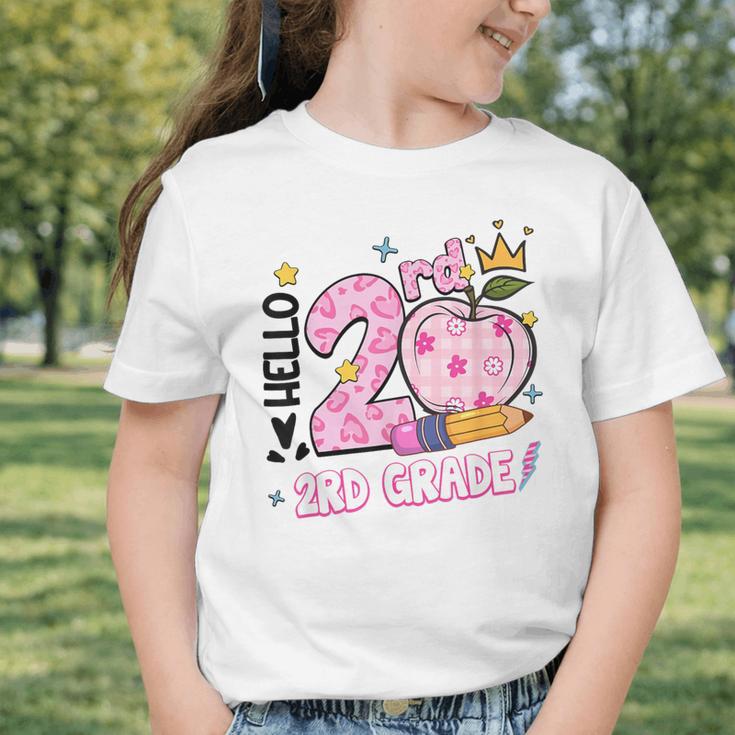 Hello Second 2nd Grade Leopard Tie Dye Girl Back To School Graphic Toddler T-Shirt Hello Second 2nd Grade Leopard Tie Dye Girl Back To School Graphic Toddler T-Shirt
