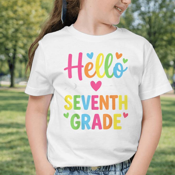 Hello Seventh 7TH Grade Back To School Kids Students Tee Graphic Toddler T-Shirt Hello Seventh 7TH Grade Back To School Kids Students Tee Graphic Toddler T-Shirt