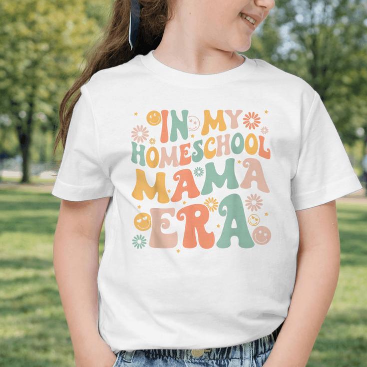 In My Homeschool Mama Era Retro Back To School Graphic Toddler T-Shirt In My Homeschool Mama Era Retro Back To School Graphic Toddler T-Shirt