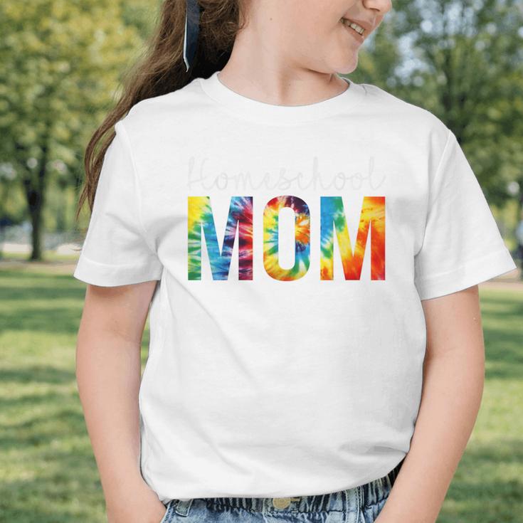 Homeschool Mom Tie Dye Back To School Day For Women For Work Graphic Toddler T-Shirt Homeschool Mom Tie Dye Back To School Day For Women For Work Graphic Toddler T-Shirt