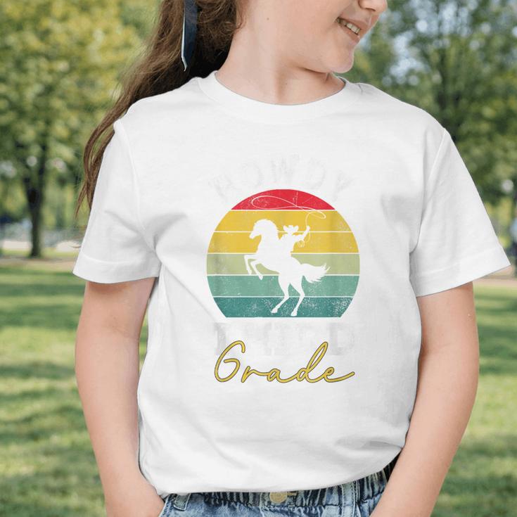 Howdy 3rd Grade Cowboy Western Back To School Third Grade Graphic Toddler T-Shirt