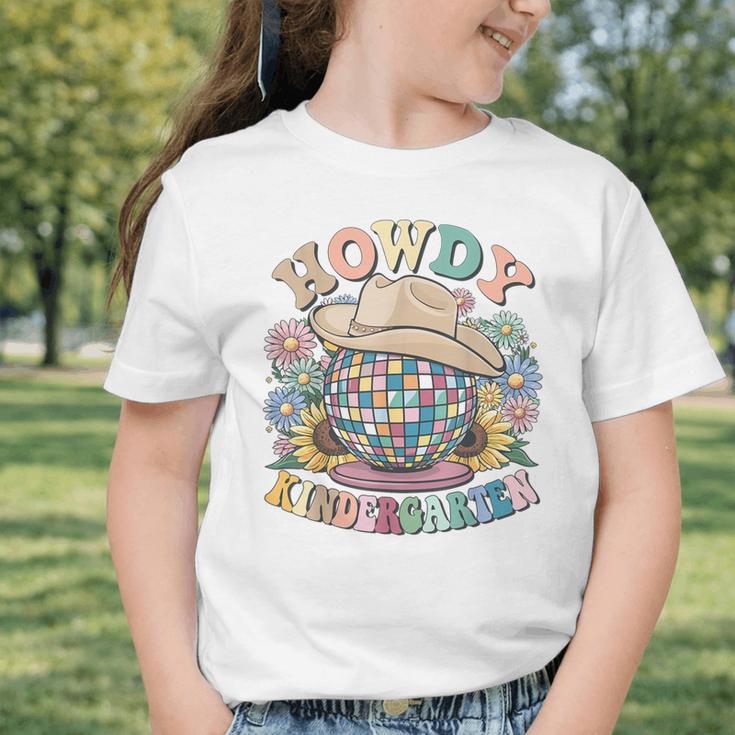 Howdy Kindergarten Cowgirl Country Western Back To School Graphic Toddler T-Shirt Howdy Kindergarten Cowgirl Country Western Back To School Graphic Toddler T-Shirt