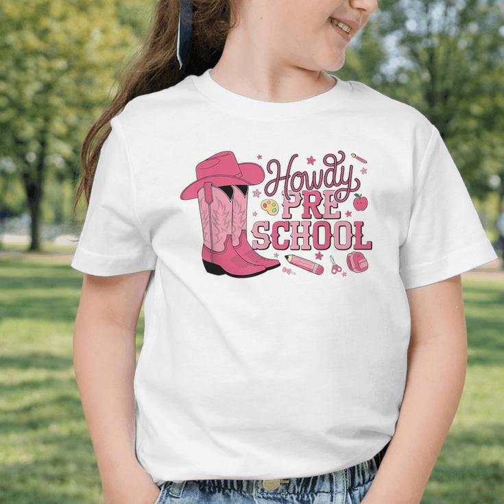 Howdy Preschool Back To School Western Cowboy Cowgirls Pre-K Graphic Toddler T-Shirt Howdy Preschool Back To School Western Cowboy Cowgirls Pre-K Graphic Toddler T-Shirt