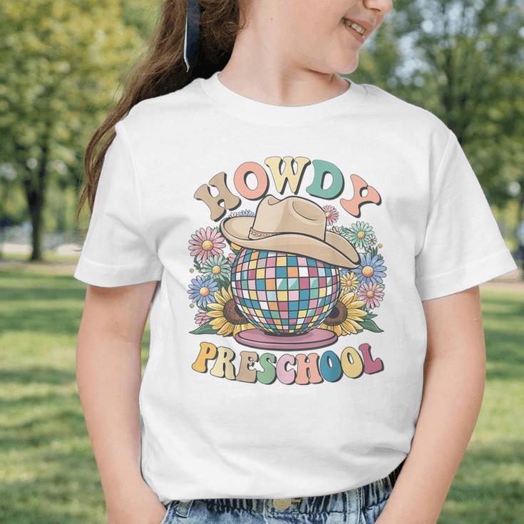 Howdy Preschool Cowgirl Country Western Pre-K Back To School Graphic Toddler T-Shirt Howdy Preschool Cowgirl Country Western Pre-K Back To School Graphic Toddler T-Shirt