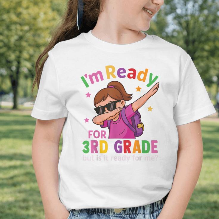 I'm Ready For 3rd Grade Girl Back To School For Students Graphic Toddler T-Shirt